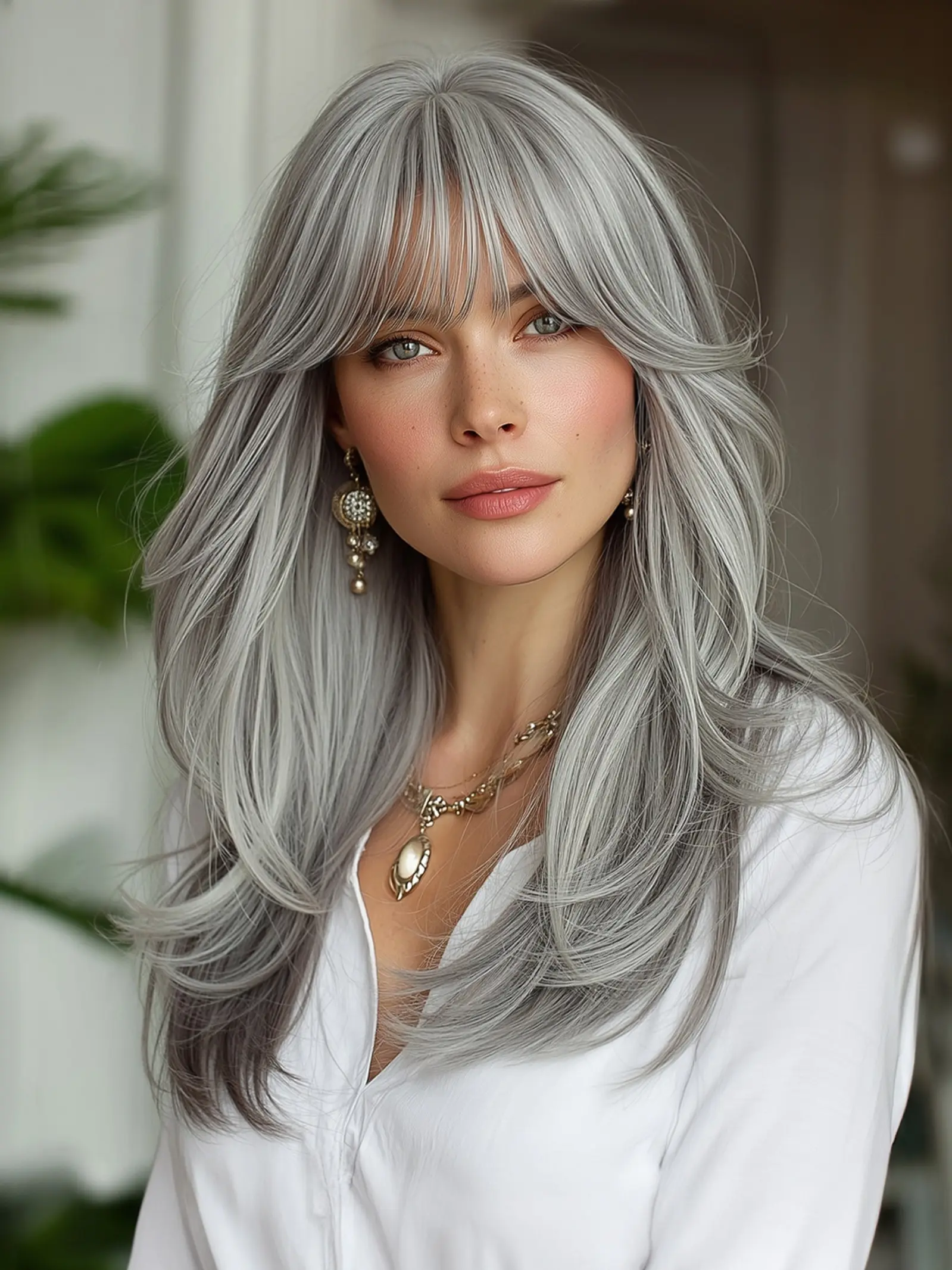 18 Inch Curly Bangs, Bouncy Curly Wig, Heat Resistant Layered Hair, Synthetic Machine Wigs, Synthetic Fiber Wigs, Comfortable Natural Style, Perfect for Parties and Holidays