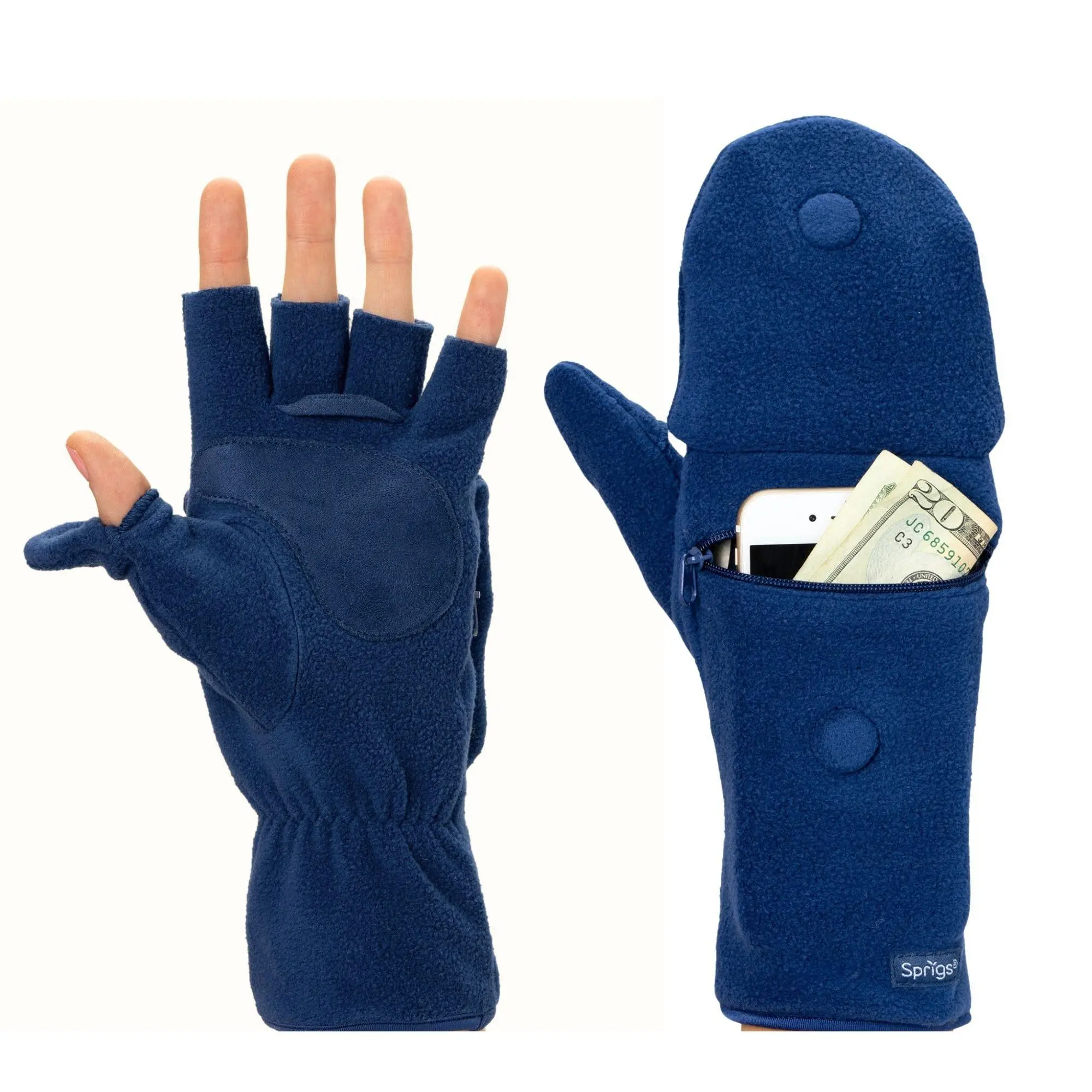 Sprigs Multi-Mitt Gloves with Cell Phone Pocket Sprigs Multi-Mitt Gloves with Cell Phone Pocket