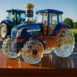 Tractor Whiskey Decanter, Farm Bar Decor, Perfect Gift for Whiskey Lovers & Farmers, Unique Home Bar Accessory