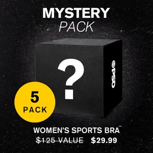 PSD Women's Mystery Sports Bra 5-Pack Bundle - Racerback Sports Bra - Comfortable, Breathable, Ultra-light Fabric