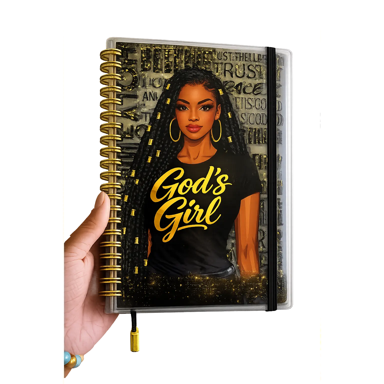 God’s Girl UV DTF Journal Transfer