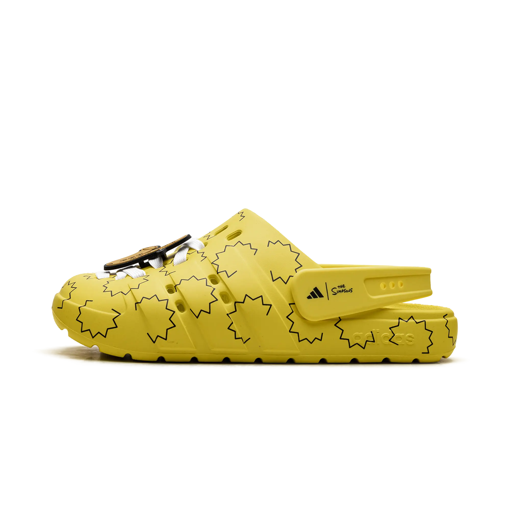 Adilette Clog "The Simpsons Yellow Black" HQ2580