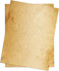 Loose Leaf Paper, Stationery Writing Paper,  Antique Letterhead Paper 8.5" x 11",100 Sheets, A4 Unpunched Refills Paper for Ring Binder/Discbound, Decorative Printer Paper
