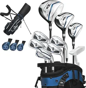 UNIHIMAL Complete 9-Piece Golf Club Set for Men, Right Hand, Includes Stand Bag