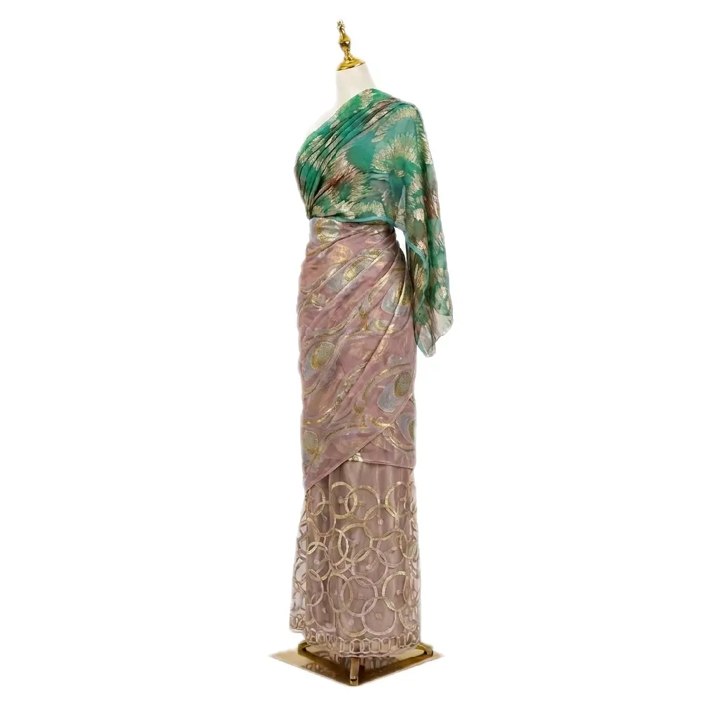 Fransawi Dirac- Pink, Gold. Teal
