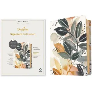 NLT Wide Margin Bible, Filament Enabled (Leatherlike, Autumn Leaves, Red Letter): Dayspring Signature Collection -- Tyndale, Leather / Fine Binding