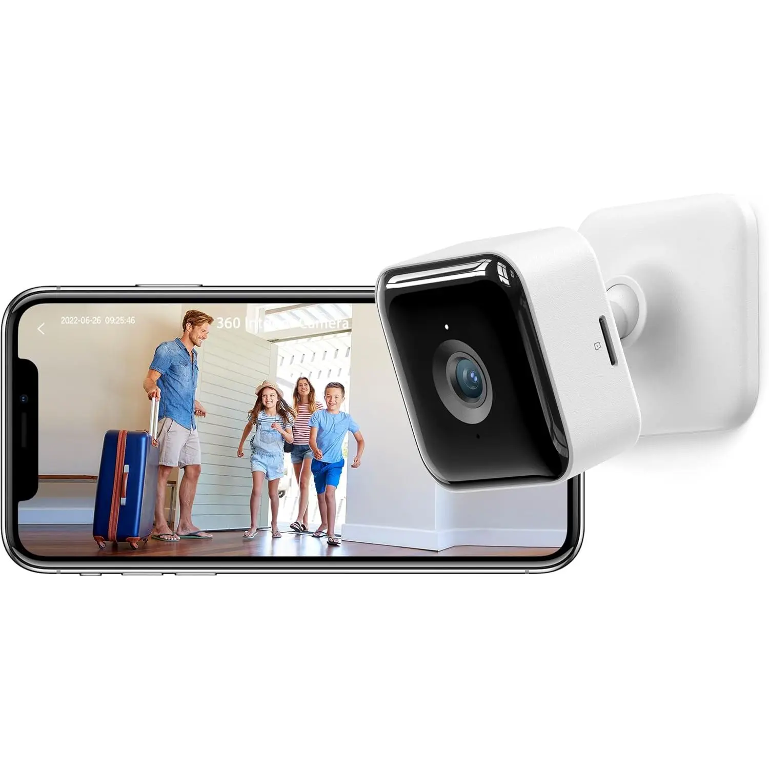Indoor Security Camera Dog Camera 1080P Motion Detection, Cameras for Home Security with 2-Way Audio Siren, Night Vision, Cloud & SD Card Storage, Works w/Alexa & Google Home, 2.4G WiFi, C2