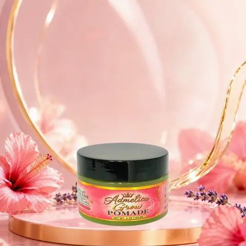 Hair Pommade 4 oz 100% Natural Oil, Green Color, Moisturizing and Nourishing Formula for Healthy Hair Care