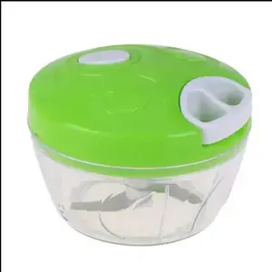 Manual Food Chopper, Compact & Powerful Hand Held Vegetable Chopper Blender to Chop Fruits Vegetables Cutter