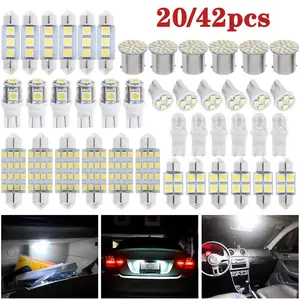 LED Interior Lights Bulb Kit Dome License Plate Lamp 6000K LED Replacement License Plate/Reading Light White Interior Light