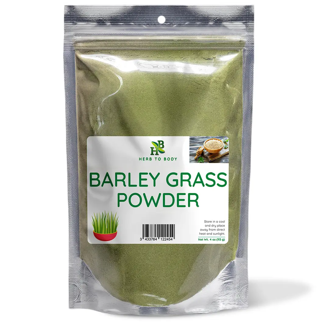 Herb To Body Barley Grass Powder 4oz Healthcare Edible Supplement Dietary Vitamin Natural