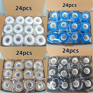 Sports elastic self-adhesive bandages, Protective Gear, suitable for fingers and ankles, support wrists, waist, knees and elbows, durable non-woven fabric, suitable for daily use, 24 in total
