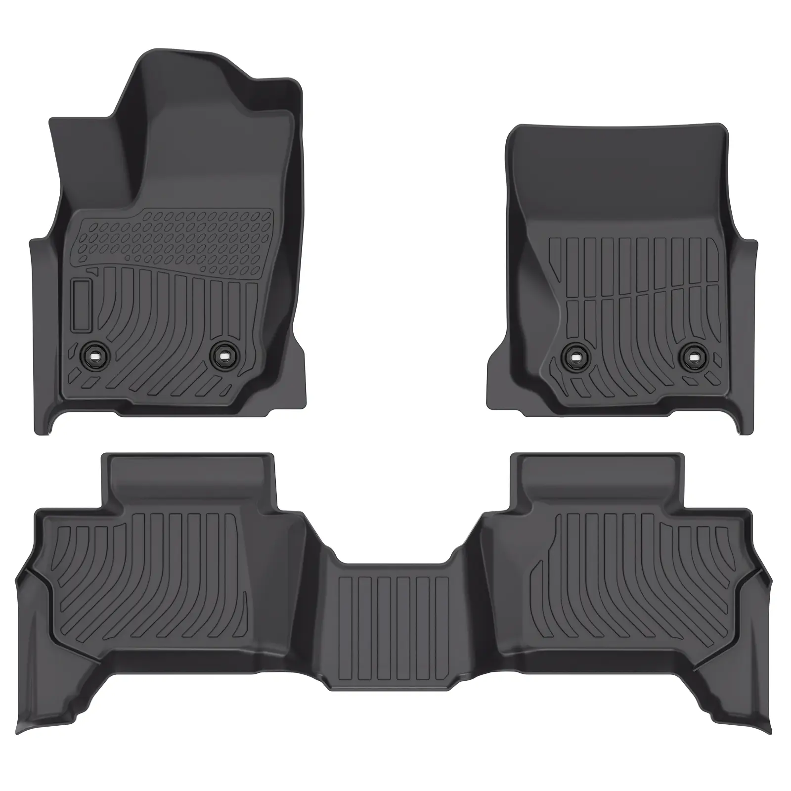 KELCSEECS Toyota 4Runner 2025-2026 Floor Mats , All-Weather TPE Front & Rear Row & Trunk Mats  Accessories Non-Slip Custom Fit Waterproof Easy Clean Eco-Friendly Safe Durable 3D Laser Scans