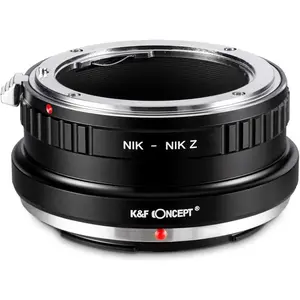 K&F Concept FTZ Lens Mount Adapter, Compatible with Nikon F, AF, AI, AI-S Lenses for Nikon Z Series Z6, Z7 Cameras, Camera Accessories