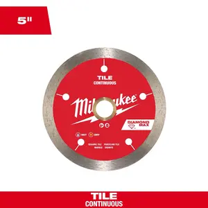 Milwaukee 49-93-9205 5" DIAMOND MAX™ Continuous, Tile Diamond Blade