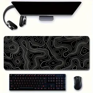 Large Gaming Mouse Pad, Non-Slip Rubber Base Keyboard Mouse Mat Desk Pad for Work, Game, Office,
