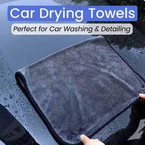 1 Count Gleaming Wipes Shower Washing Towels, Gray Streakfree Microfiber Shower Cloth, Super Absorbant Reusable Cleaning Fabric for Home and Car