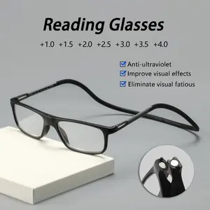 Men's Fashionable Magnetic Neck Reading Glasses, Portable Ultra-Light Anti-Loss Design, Unisex Eyewear for Daily Use, Reading Eyeglasses