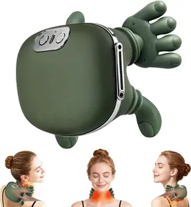 Upgraded Neck and Shoulder Massager,Professional Shiatsu Neck Massager,Portable Deep Tissue 4D Kneading with Heat,Intelligent Simulated Human Hand Design for Pain Relief and Muscle (Green) mothers day basket