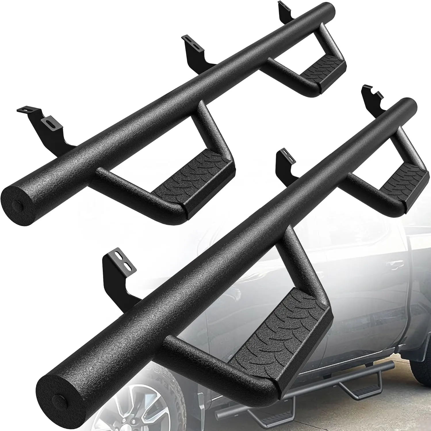 OEDRO Drop Down Running Boards Compatible with Toyota Tacoma 2024-2025 Double Cab Crew Cab, 3.5 Inch Tacoma Side Steps