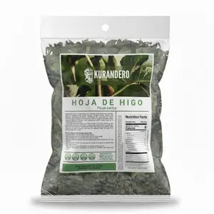 KURANDERO Fig Leaf Tea 4oz (113gr)– 100% Natural Hojas de Higo, Herbal Aromatic Tea, Caffeine-Free, Non-GMO, Single Pack