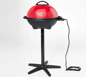 Cuisinart 2-in-1 Portable Outdoor Electric Grill with Stand