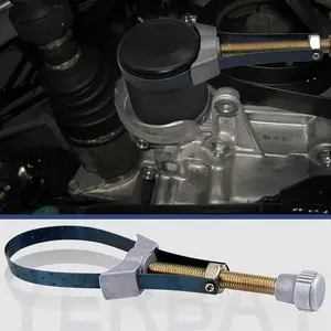 Removal Tool Strap Wrench Adjustable Replacements for Car Truck Oil Filter Wrench，Car Oil Filter Removal Band Wrench，Adjustable 60mm to 105mm Automotive Repair Tools Automotive Maintenance Tools
