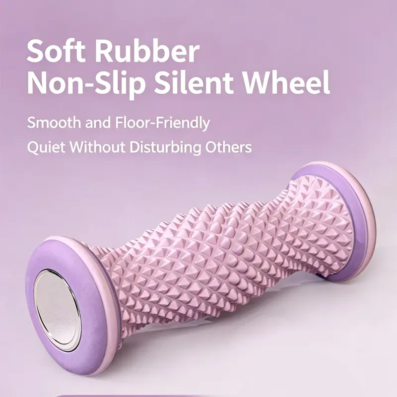 Unisex Lightweight Foot Fascia Massage Roller - Textured Surface, Functional Mini Deep Tissue Muscle Relief Tool, Portable for Yoga, Running Post-Workout