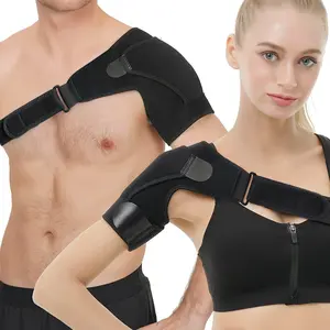 Adjustable Shoulder Support Brace,Breathable Neoprene,Left/Right Compatible,Double Compression,for Pain Relief,Injury Recovery and Sports