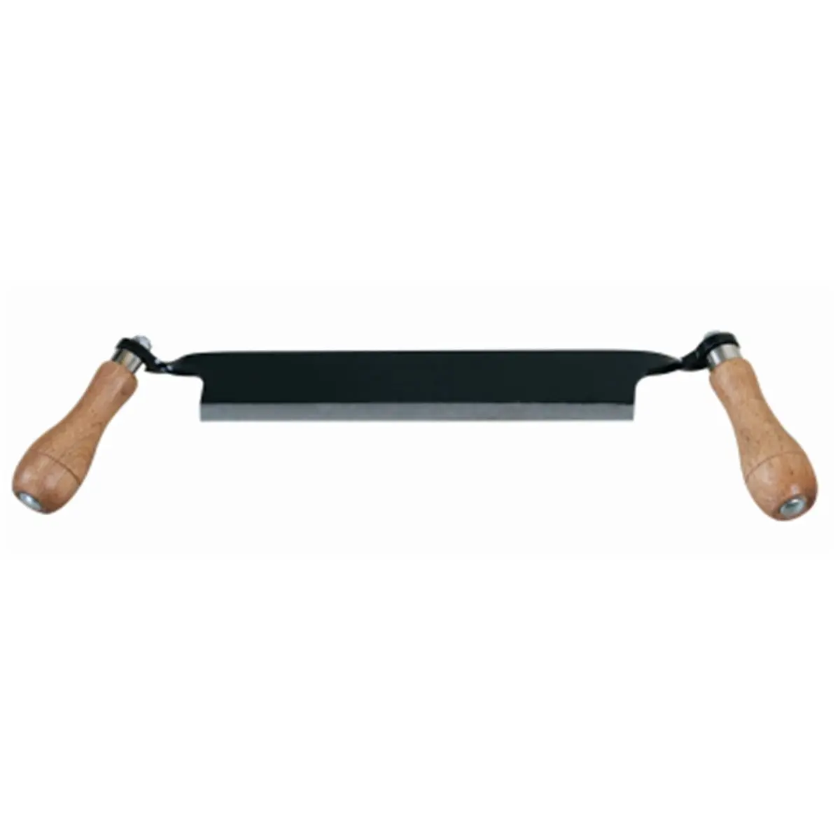 212 MAIN 13 in. Straight Draw Shave - Heavy-Duty Steel Cutting Tool with Wooden Handles for Debarking Logs, Accurate Shave, Re-Sharpenable, Includes Blade Guard to Protect Blade, Protects Blade