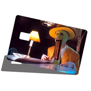 Funny "The Mask" Debit Card Skin/Sticker - High Quality Vinyl for Customization and Personalization