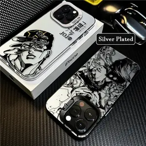 JOJO Anime Kujo Jotaro Phone Case For iPhone 17 16 15 14 13 12 11 Pro Max X  XSMAX Plus Samsung S21 S22 S23 S24 S25 Candy Matte Shockproof Back Cover