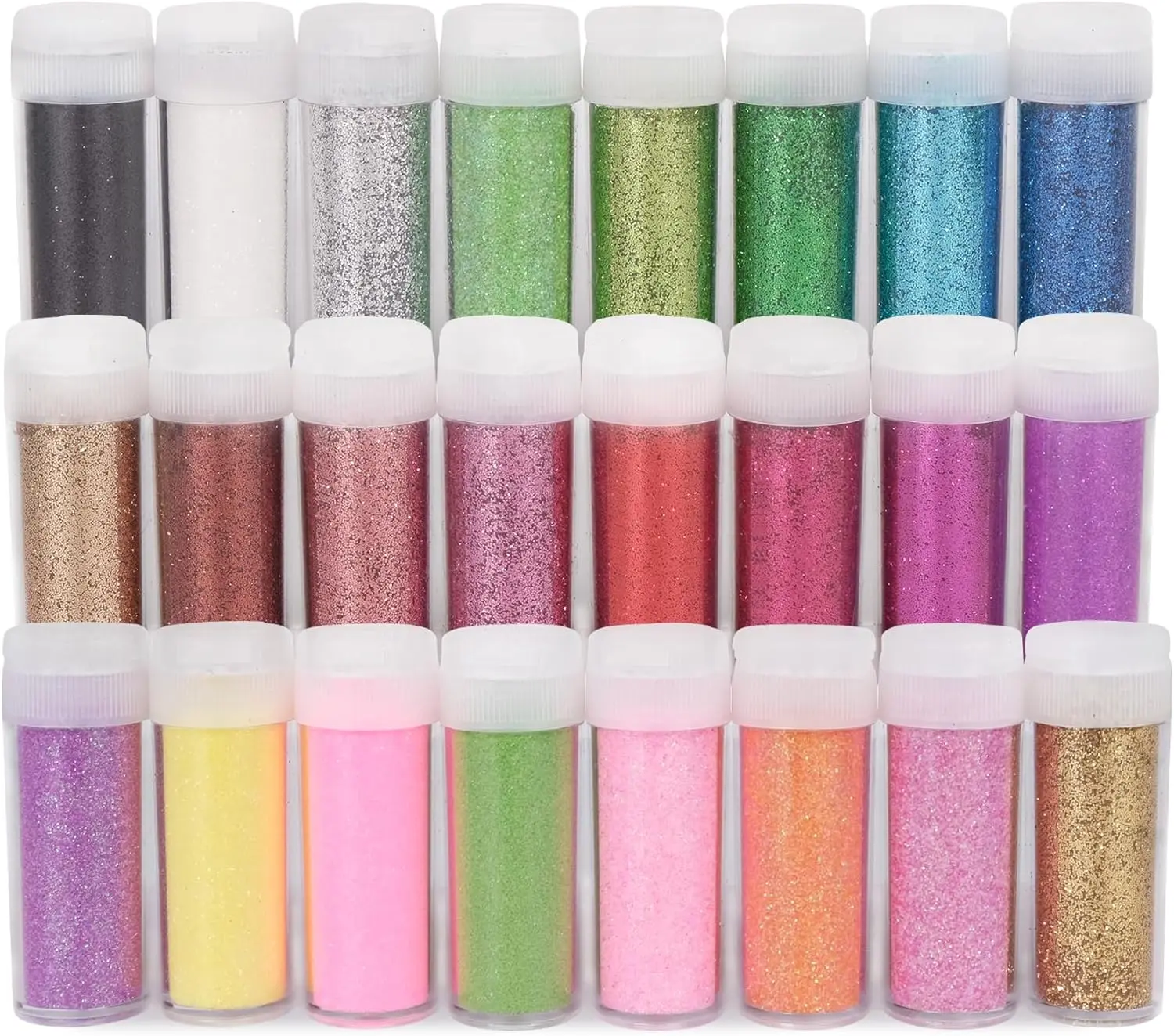 Glitter, 1 LB/16OZ Snow Glitter for Crafts, Ribbon, Iridescent Glitter Snow Craft Glitter Flakes Glitter for Resin Arts  Christmas Decor