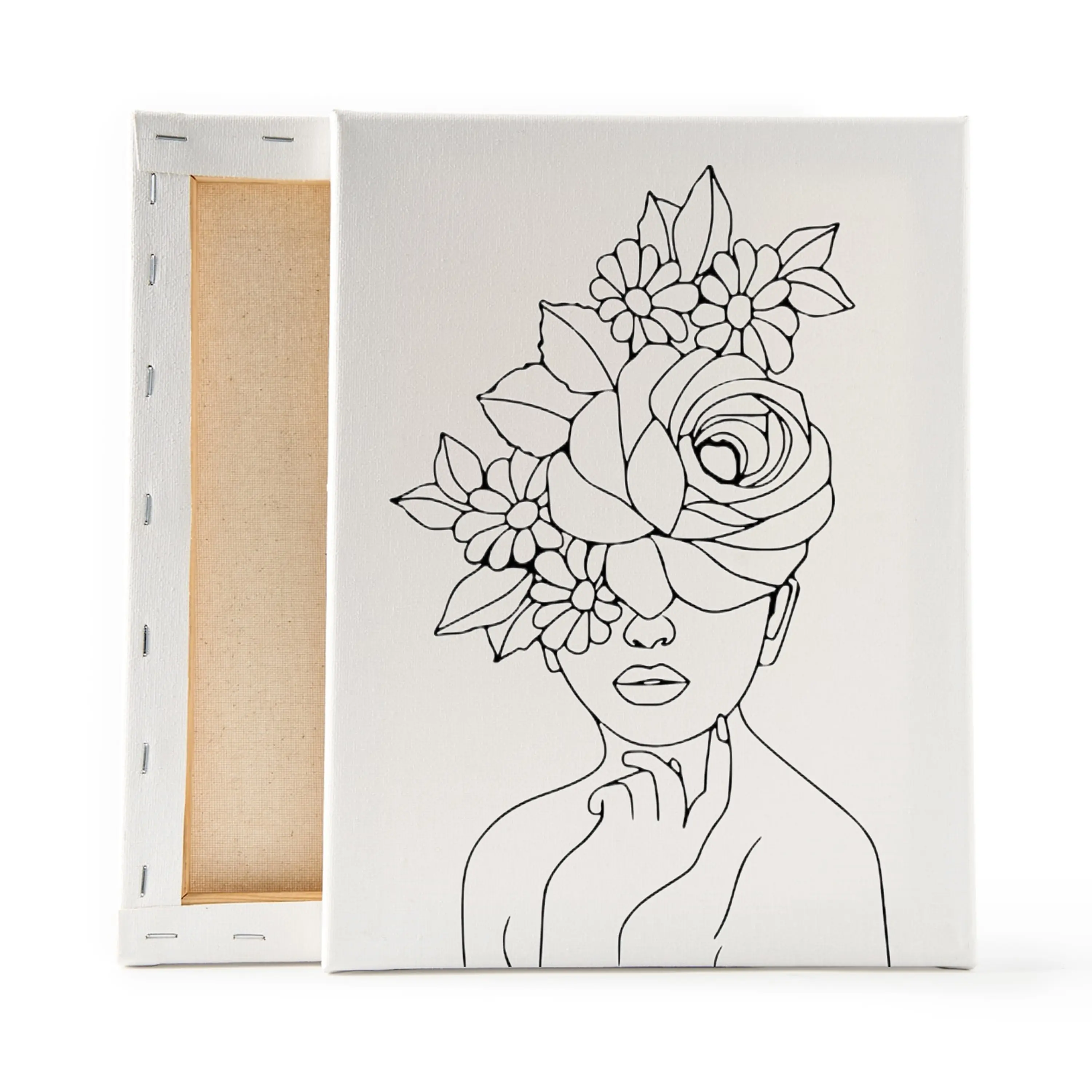 Garden Goddess Pre-Sketched Canvas