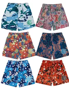 EE Wallpaper Floral Pattern Shorts Medium, Basic Short Hawaiian, Mens Short Summer 2026