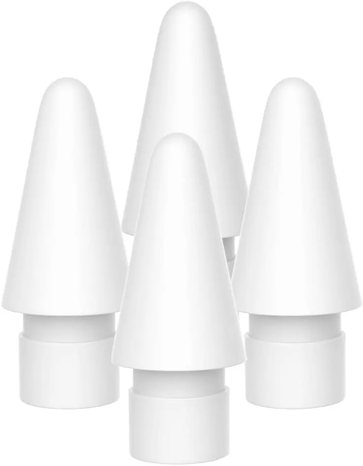 Apple Replacement Tips for Apple Pencil 2 Gen iPad Pro Pencil Nib for iPad Pencil 1st & 2nd Generation White 4 Pack