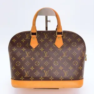Pre-owned Louis Vuitton canvas Shoulder Bags Monogram Alma PM Bag