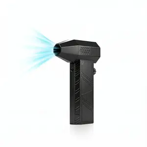 Portable Mini Turbo Strong Airflow Fan - Rechargeable Camping Travel USB Fan, Handheld USB Powered with Type-C Charging for Car Interior Care & Electronics Cleaning, Rechargeable Camping Fan Lithium Battery Fan