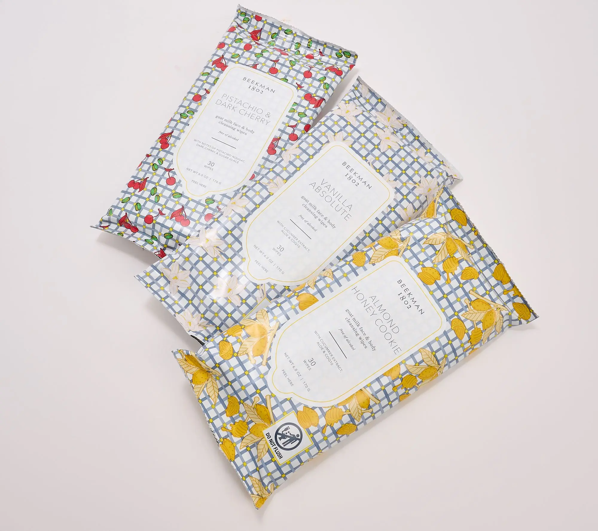Beekman 1802 Goat Milk 30ct Face & Body Wipes Trio Beekman 1802 Goat Milk 30ct Face & Body Wipes Trio
