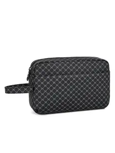 Men's Toiletry Bag Dopp Kit, Water-Resistant Large Capacity Travel Pouch, Multiple Compartments, Wrist Strap, Clutch Handbag Wristlet, Travel Essentials