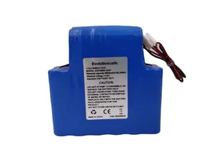 Evolutioncells ICR18650-4S4P 8800mAh 14.8V Li-ion Battery Pack For Chauvet Freedom par HEX-4 HE-4 Quad-4 Uplights LED stage lighting