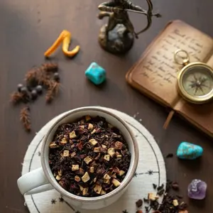 Sagittarius Zodiac Line Intentionally Made Tea with Fruit Cinnamon Toasted Almond & Crème Brûlée Flavor for Sweet Treats