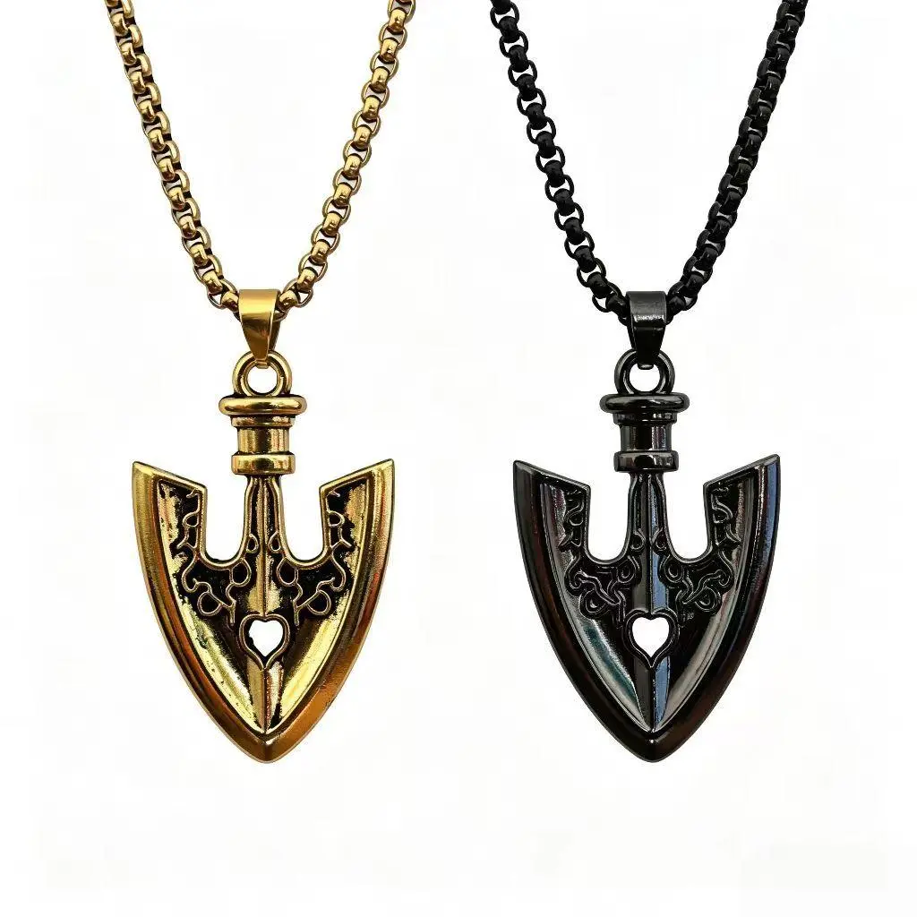 Bizarre Adventure Character Arrow Pendant Necklace | Insect Arrow | Awakening Arrow | Fashion Accessory | Trendy Accessory | Party Jewelry | Perfect Gift Selection