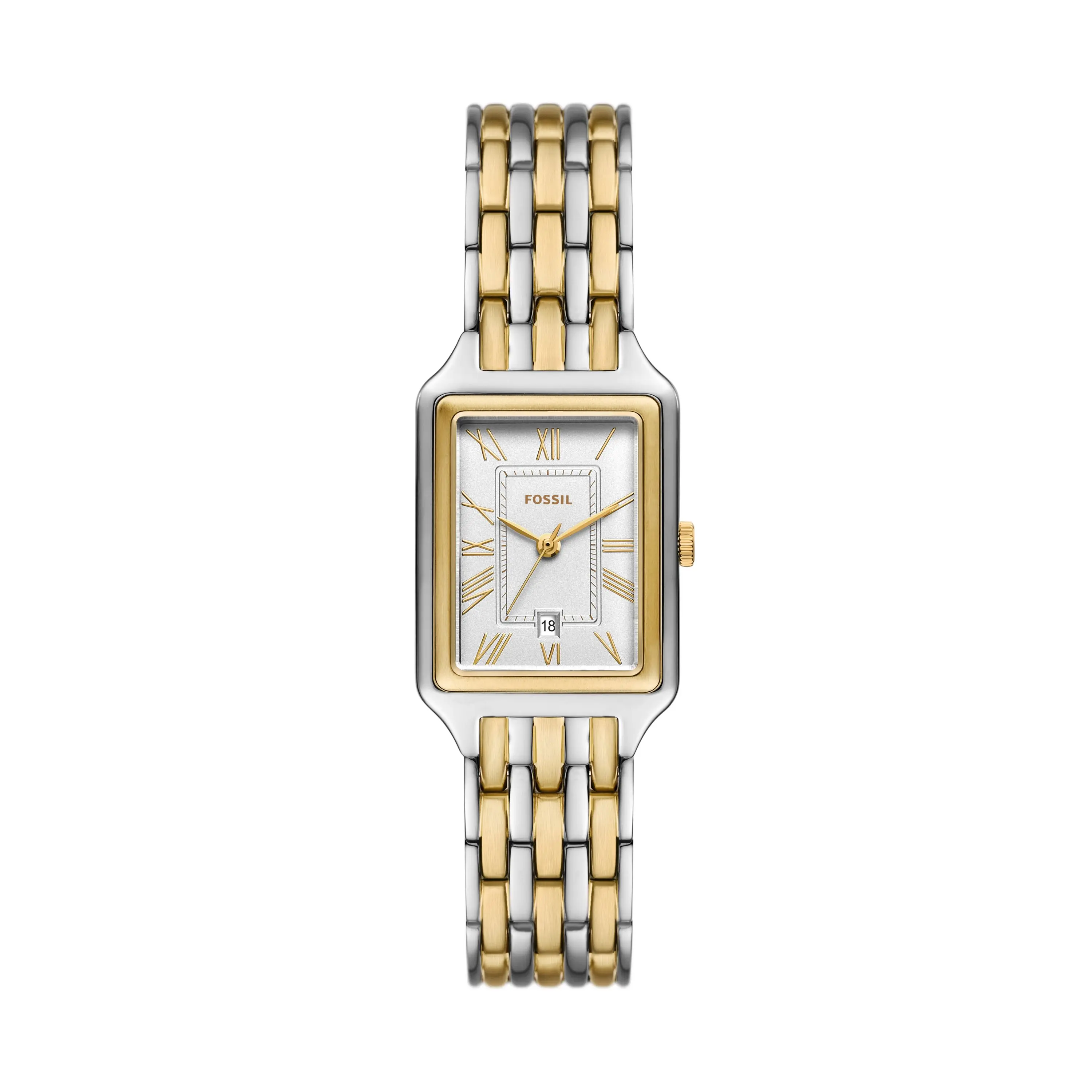 Fossil Women's Raquel 23mm Three-Hand Date, Stainless Steel Watch Fossil Women's Raquel 23mm Three-Hand Date, Stainless Steel Watch