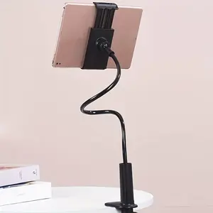 Adjustable Desktop Phone & Tablet Holder Mount, Summer 360° Rotatable Metal Cellphone Stand, Desk Smartphone Holder for Bedroom Office Use, Phone Accessories for Most Mobile Phones as Bavin Phone Holder, Back to School Gifts, Phone Holder