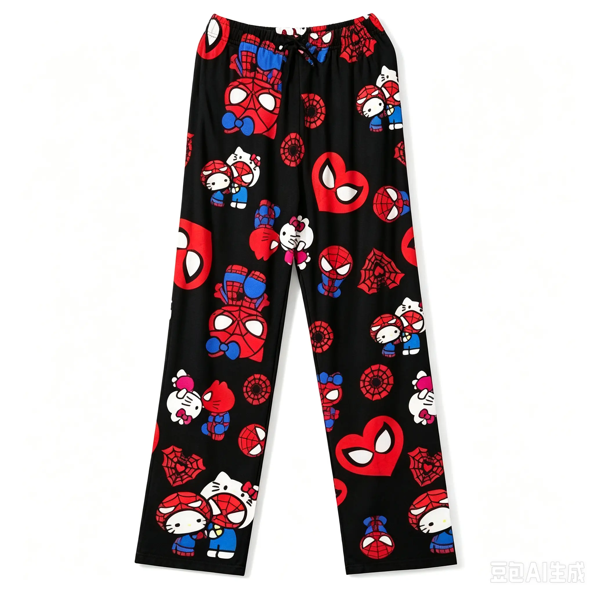 Marvel Spider‑Man Flannel Pajama Pants, Soft Warm Loose‑Fit Sleep Trousers, Superhero Print Loungewear Bottoms for Adults Teens, Autumn Winter Casual Home Wear