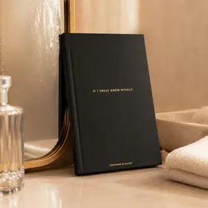 If I Truly Knew Myself Guided Journal – Self Reflection & Shadow Work Journal for Emotional Healing, Self Love & Personal Growth | Undated Daily Journal with Guided Prompts, Mindfulness & Inner Peace | Hardcover Gift