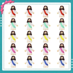 20 count Little  Figurines Mini  Figures Pocket  Religious Gifts for Easter Egg Stuffers Christmas Decorations to  and Seek Sunday School Baptism Activities