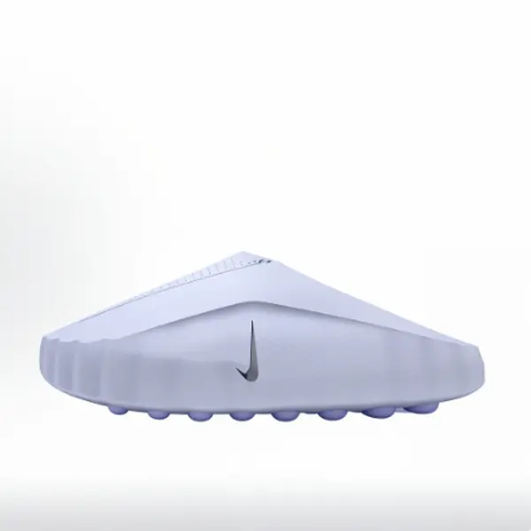 Light purple Breathable Perforated Clog Slides, Cushioning Capsule Massage Sole with Streamlined Sculpted Silhouette Design