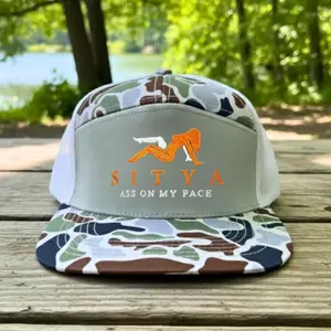 [COMBO 2 SAVE 50%] Vintage Sityaaa Aasss On My Face Trucker Hat, Adjustable Snapback Trucker Hat for Men Women Summer Beach Sports Cap